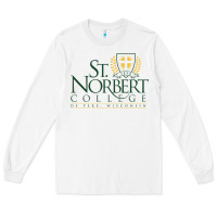 White St. Norbert College Long Sleeve Tee - linhVisuals