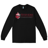 Black Stevens Institute of Technology Long Sleeve Tee - linhVisuals
