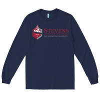 Navy Stevens Institute of Technology Long Sleeve Tee - linhVisuals