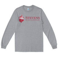 Heather Grey Stevens Institute of Technology Long Sleeve Tee - linhVisuals