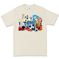 Bone Soccer Coffee Cups Premium Tee - FaDigitalArtStudio