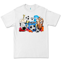 White Soccer Coffee Cups Premium Tee - FaDigitalArtStudio