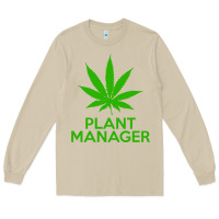 Mushroom plant manager weed pot cannabis flippin sweet gear transparent copy Long Sleeve Tee - linhVisuals
