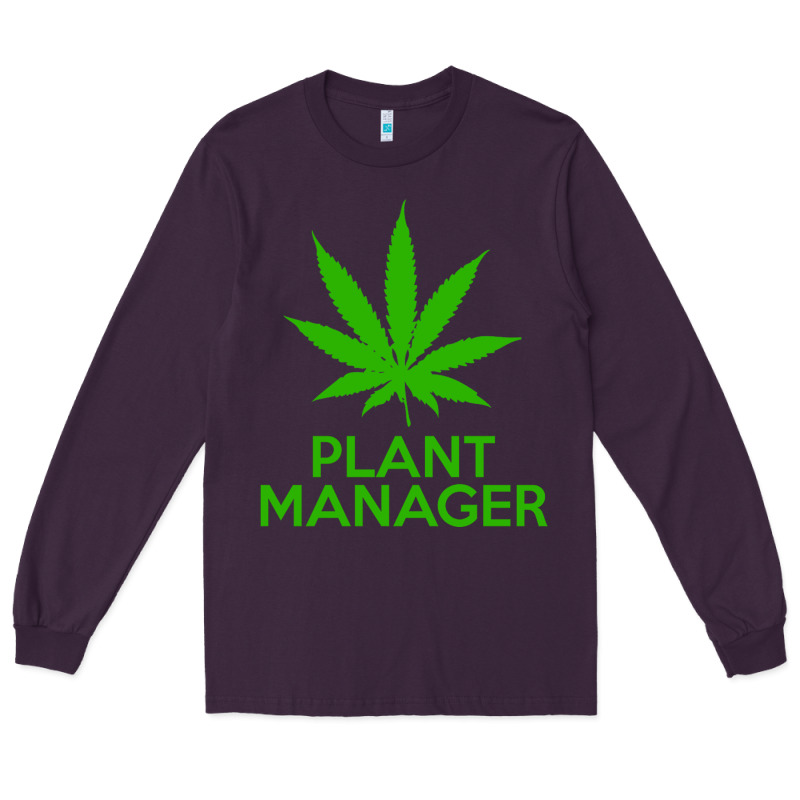 Plant Manager Weed Pot Cannabis Flippin Sweet Gear Transparent Copy Long Sleeve Tee by linhVisuals | Teevron