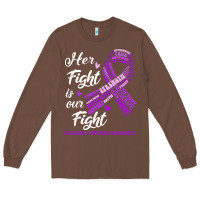 Chestnut hodgkins lymphoma awareness t  shirt hodgkin's lymphoma awareness her Long Sleeve Tee - linhVisuals