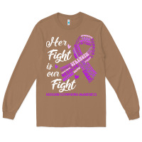 Toasted Coconut hodgkins lymphoma awareness t  shirt hodgkin's lymphoma awareness her Long Sleeve Tee - linhVisuals