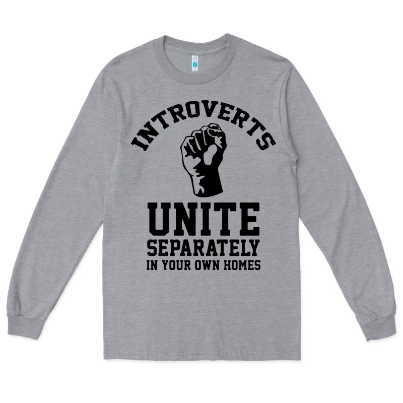 Introverts Unite Long Sleeve Tee by linhVisuals | Teevron