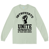 Matcha introverts unite Long Sleeve Tee - linhVisuals