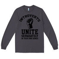 Smoke introverts unite Long Sleeve Tee - linhVisuals