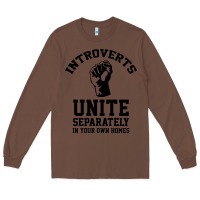 Chestnut introverts unite Long Sleeve Tee - linhVisuals