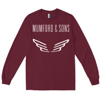 Burgundy mumford and sons merch Long Sleeve Tee - linhVisuals