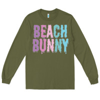 Army Green beach bunny Long Sleeve Tee - linhVisuals