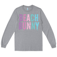 Heather Grey beach bunny Long Sleeve Tee - linhVisuals