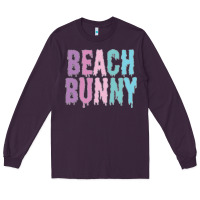 Plum beach bunny Long Sleeve Tee - linhVisuals