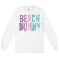 White beach bunny Long Sleeve Tee - linhVisuals