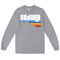 Heather Grey cute retro i love sedona arizona desert sunset az t shirt Long Sleeve Tee - linhVisuals