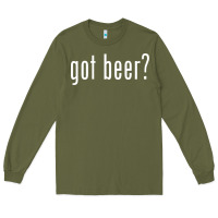 Army Green beer Long Sleeve Tee - linhVisuals