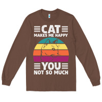 Chestnut Funny Cat Lover Sarcastic Cat Memes Long Sleeve Tee - linhVisuals