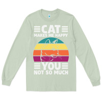Matcha Funny Cat Lover Sarcastic Cat Memes Long Sleeve Tee - linhVisuals