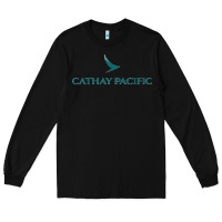 Black cathay pacific essential Long Sleeve Tee - linhVisuals