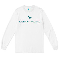 White cathay pacific essential Long Sleeve Tee - linhVisuals