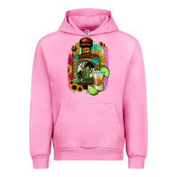 Fuchsia Pink tequila and lime Urban Hoodie - Jasminsmagicworld