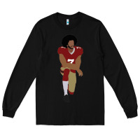 Black colin kaepernick kneeling classic Long Sleeve Tee - linhVisuals
