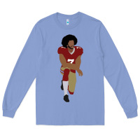 Colony Blue colin kaepernick kneeling classic Long Sleeve Tee - linhVisuals