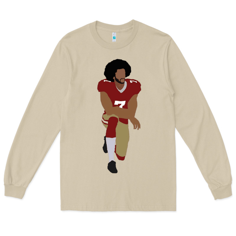 Colin Kaepernick Kneeling Classic Long Sleeve Tee by linhVisuals | Teevron