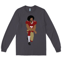 Smoke colin kaepernick kneeling classic Long Sleeve Tee - linhVisuals