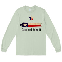 Matcha come and take it   texas flag essential Long Sleeve Tee - linhVisuals