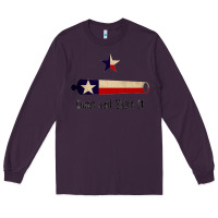 Plum come and take it   texas flag essential Long Sleeve Tee - linhVisuals