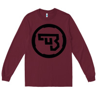 Burgundy cz Long Sleeve Tee - linhVisuals