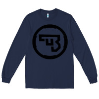 Navy cz Long Sleeve Tee - linhVisuals