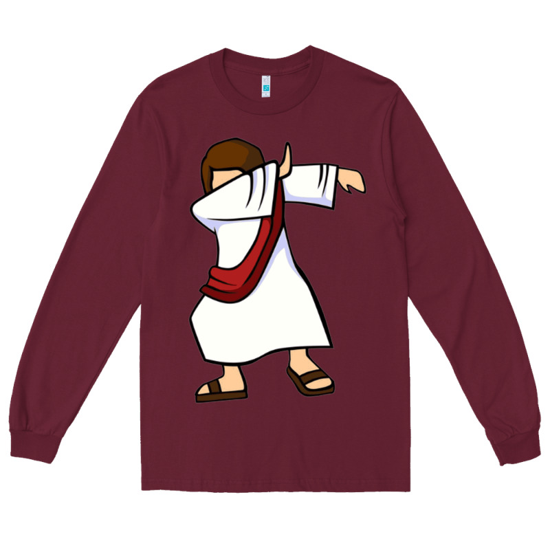 Dabbing Jesus Christian Dab Dance Long Sleeve Tee by linhVisuals | Teevron