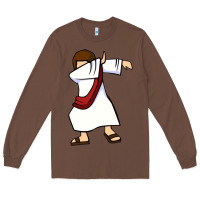 Chestnut dabbing jesus christian dab dance Long Sleeve Tee - linhVisuals