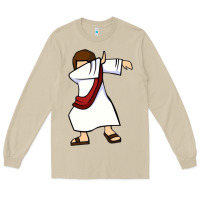 Mushroom dabbing jesus christian dab dance Long Sleeve Tee - linhVisuals