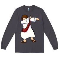 Smoke dabbing jesus christian dab dance Long Sleeve Tee - linhVisuals