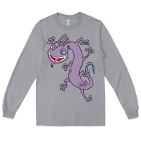 Heather Grey randall monsters Long Sleeve Tee - linhVisuals