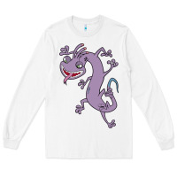 White randall monsters Long Sleeve Tee - linhVisuals