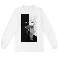 White emine Long Sleeve Tee - linhVisuals