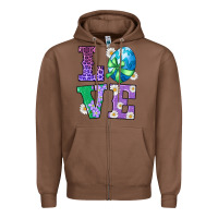 Chestnut easter love egg Zipper Hoodie - RanaPortraitStore
