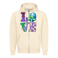 Sandshell easter love egg Zipper Hoodie - RanaPortraitStore
