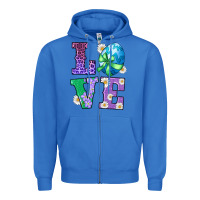 True Royal easter love egg Zipper Hoodie - RanaPortraitStore