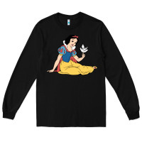 Black snow white Long Sleeve Tee - linhVisuals