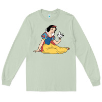 Matcha snow white Long Sleeve Tee - linhVisuals