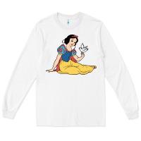 White snow white Long Sleeve Tee - linhVisuals
