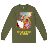 Army Green five 5 summer stories t shirt Long Sleeve Tee - linhVisuals