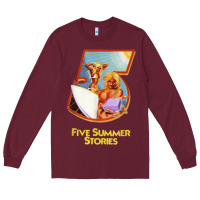 Burgundy five 5 summer stories t shirt Long Sleeve Tee - linhVisuals