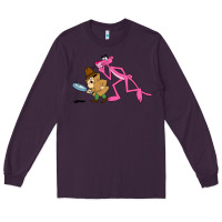 Plum the pink panther Long Sleeve Tee - linhVisuals